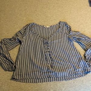 Thin along Sleeve Blouse